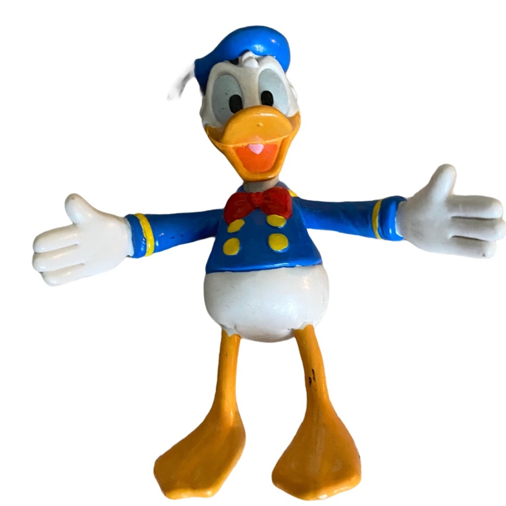 Duck Hard Plastic Figurine with Movable Appendages